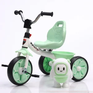 Model 108 Plastic & Steel Children Tricycle 3 Wheel for 2-7Y Kids Baby Ride-On