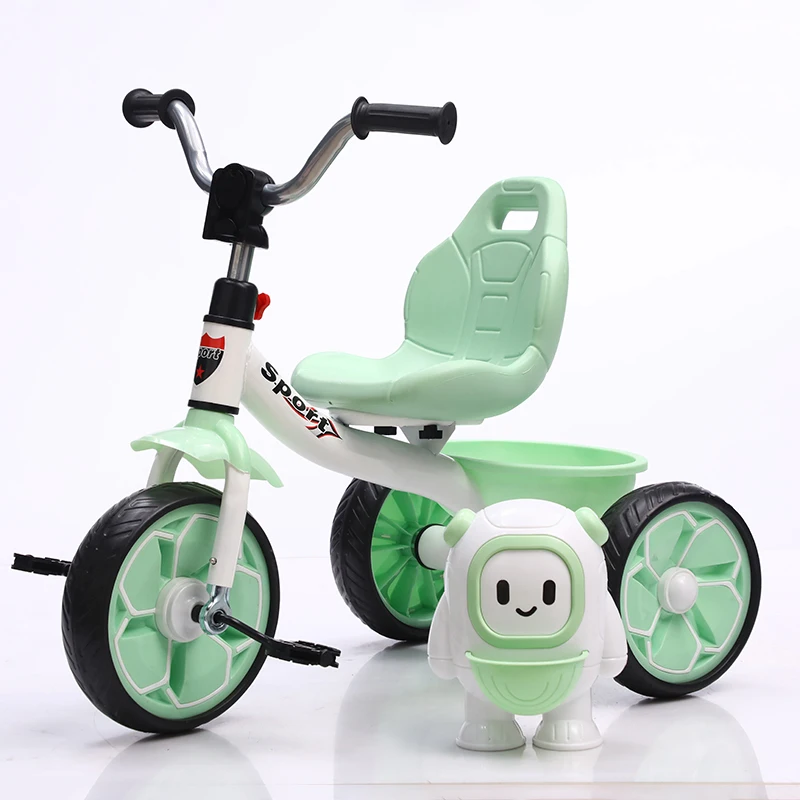 Model 108 Plastic & Steel Children Tricycle 3 Wheel for 2-7Y Kids Baby Ride-On