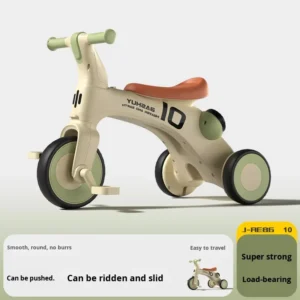 Model 8118 B Children Pedal Ride On Tricycle Plastic Scooter with Music Light Functions for Kids 1 6 Ages