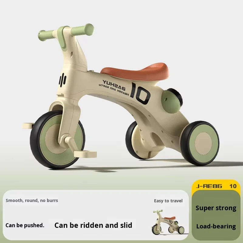 Model 8118 B Children Pedal Ride On Tricycle Plastic Scooter with Music Light Functions for Kids 1 6 Ages