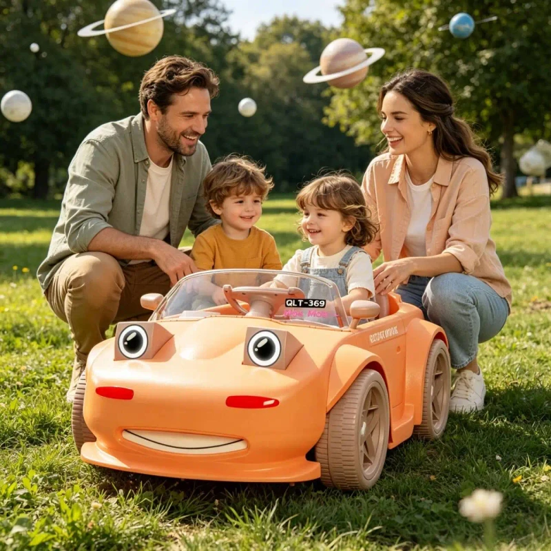 Model CAR129 12V4.5 Battery Remote Control 4 Wheel Electric Ride On Electric Car for Baby & Kids Ages 0 13+ Years