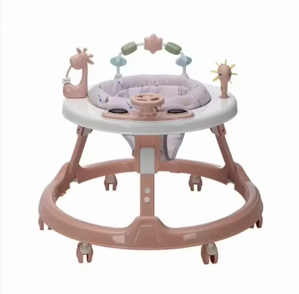 Model Plastic Baby & Child Walker Foldable 20KG Load Capacity for 6 Months 3 Years Learning to Walk Gift for Children
