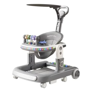 Model Plastic Baby & Child Walker Foldable 20KG Load Capacity for 6 Months 3 Years Learning to Walk Gift for Children