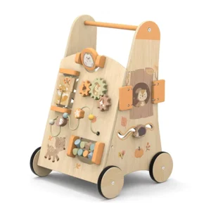 Montessori Walking Toys Wooden Push Walker for Babies 6 12 Months W16E302