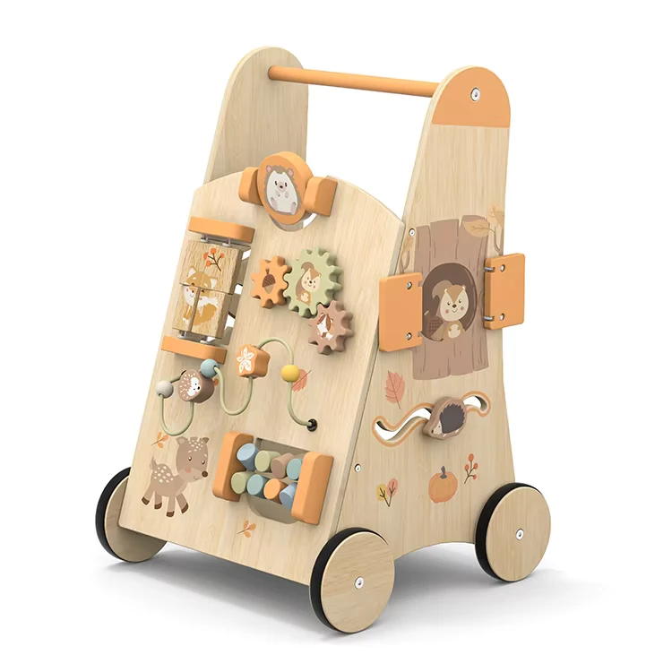 Montessori Walking Toys Wooden Push Walker for Babies 6 12 Months W16E302
