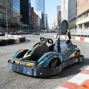 Multi Function Control Panel Emergency Stop High Safety Standard Electric Go Kart For Adult