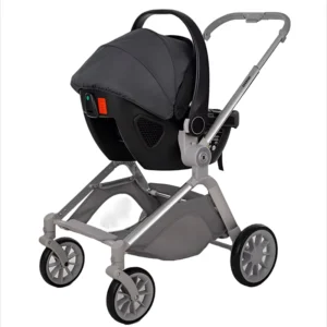 Multi Functional 3 in 1 Baby Stroller Black and Customized Colors Convenient Portable Outdoor Use