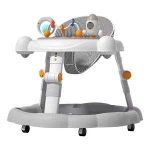Multi Functional Anti Fall Anti Rollover Baby Walker for Girls Boys U Shaped Stroller Anti O Legs Made Durable Plastic Frame