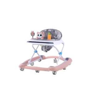 Multi Functional Baby Walker with Activity Tray Safe Toddler Walker with Silent Wheels for Boys Girls