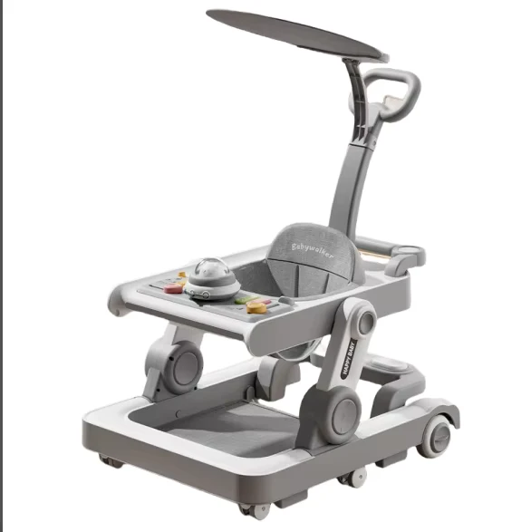 Multi Functional Foldable Baby Walker for Infants 6 36 Months with Anti Slip Assistance