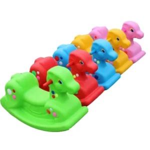 Multi Functional Kids Indoor Plastic Animal Toy Toddler Kids Rocking Horse