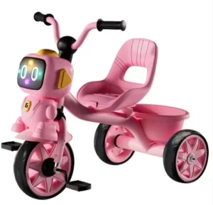 Multi-function Baby Tricycle Ride on Car 4 in 1 Children 3 Wheels Bike with Music Light Toddler Stroller Toy Kids Trike