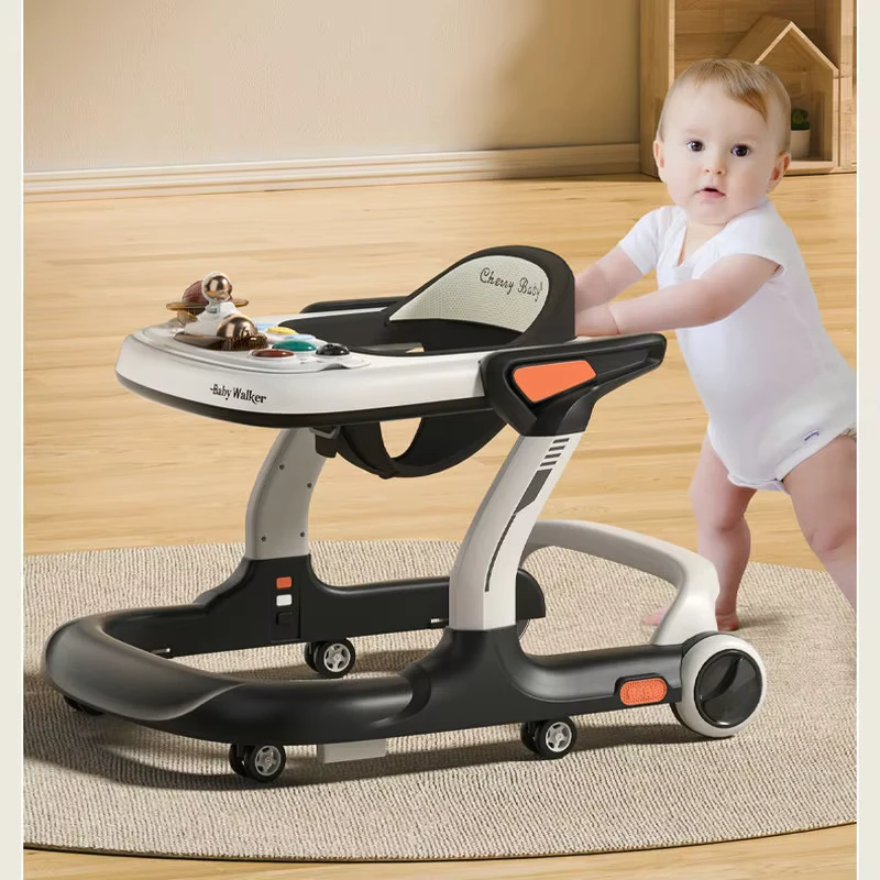 Multi function Baby Walker 4 in 1 with Swivel Wheels and Seat Baby Push Walker Musical Baby Walker