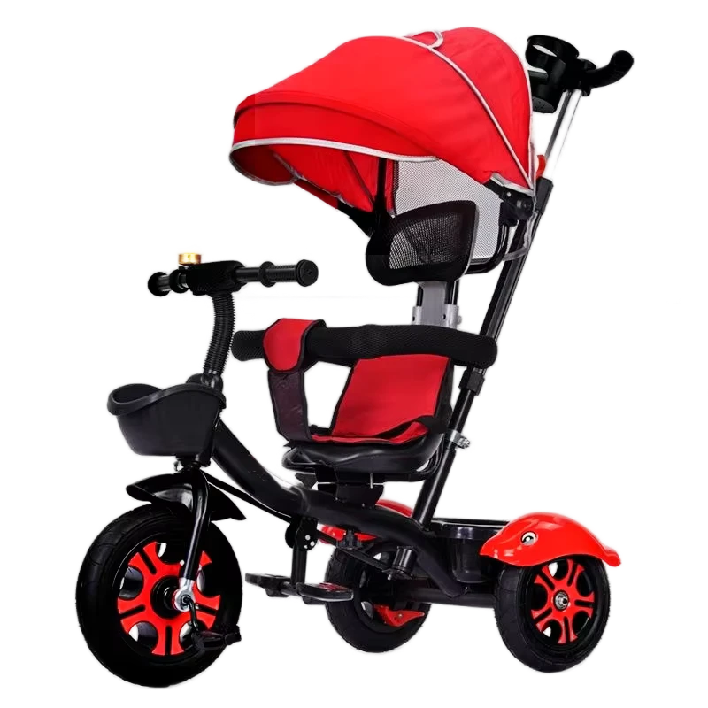 Multi functional Four in one Baby Tricycle Can Be Rotated and Can Lie Down for 1 6 year old Folding Stroller