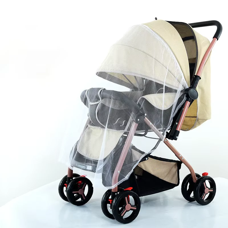 Multi functional Insect Shield Net Infants Protection Mesh Pram Accessories Solid Baby Stroller Mosquito Net