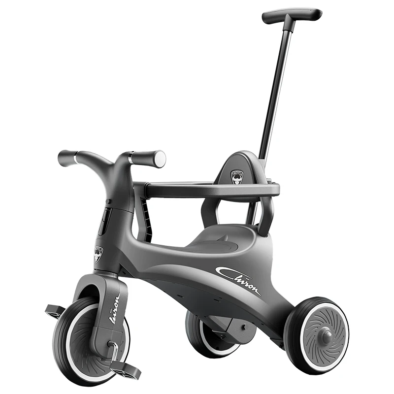 Multi functional Plastic Tricycle for Kids with Pedals and Sunshade Anti rollover Suitable for Ages 2 to 4 Years