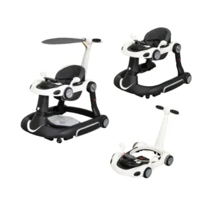 Multifunctional 3 in 1 Baby Walker Andadores Para Bebes Foldable Adjustable Height Learning Toy With Wheels