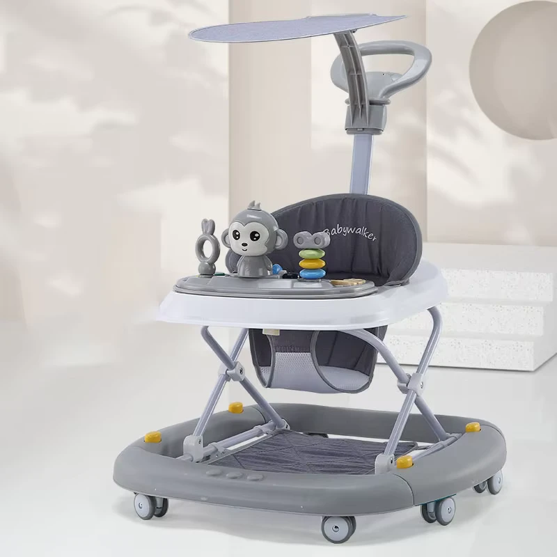 Multifunctional 3 in 1 Baby Walker with Music Toys plastic Mold Baby Stroller Walker indoor Toddler Baby Walker Anti skid Safe