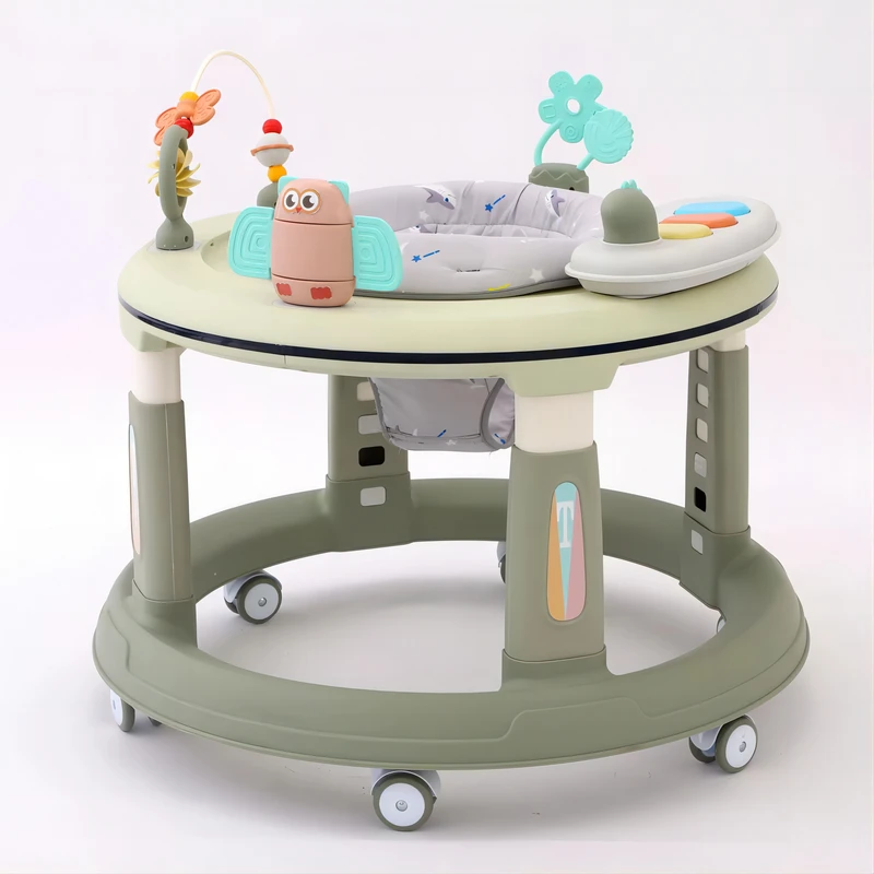 Multifunctional 4 in 1 Baby Walker to Teach Walking Baby Walker Sit to Stand Folding Kids Baby Learning Walker for Kids