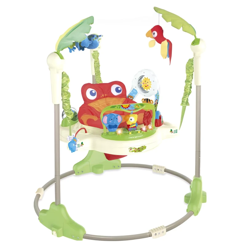 Multifunctional Activity Center for Toddlers Baby Walker Jumper Toy Folding Plastic Frame Learning Baby Activity Toy