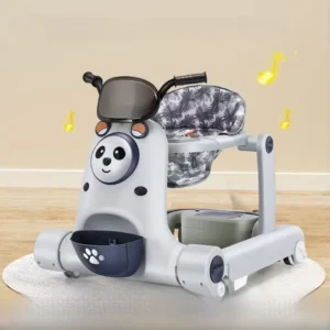 Multifunctional Baby Walker to Teach Walking 4 in 1 Musical Baby Walker Wheel Sit to Stand Learning Walker Kids