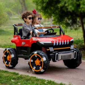 Multifunctional Children’s Electric Car with Double Doors and Music Ride-On Car