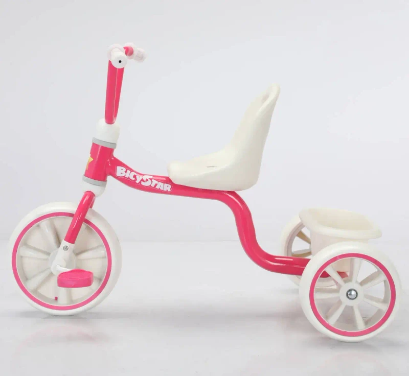 Multifunctional Children's Plastic Tricycle & Baby Trolley Bicycle Stroller for Child Exercise & Transportation