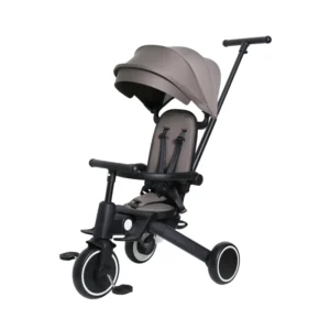 Multifunctional Foldable Eco-friendly High Quality EN71 Tricycle Kids Baby with Large Canopy