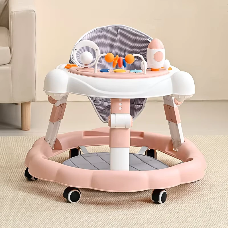 Multifunctional Kids' Educational Toy New Baby Walker Anti O Leg Anti Roll Car Trolley Toddlers Foldable Baby Walkers