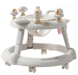 Multifunctional Newborn Walker for Baby Folding Plastic Music Push Baby Walker 4 in 1 With Wheels and Seat