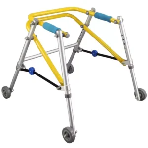 Multifunctional Pediatric Adjustable Walker for Learning Child Stand Frame Assist Lower Limb Training Babies Stroke Hemiplegia