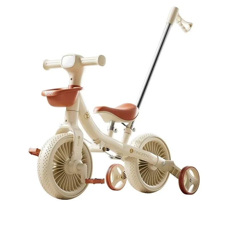 Multifunctional Plastic Three-In-One Balance Car for 2-5 Years Old Children 2-Wheel Bicycle Scooter Hand Push Kids' Tricycle