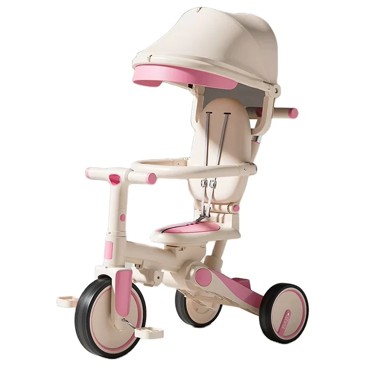 Multifunctional Toddler Baby Children Tricycle 3 Wheel Kids Trike Bike