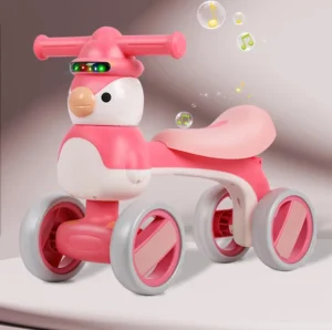 Music and Light Toddler Baby Ride on Toy Sliding Car Plastic Push Kids Swing Car for Child Girls Boys