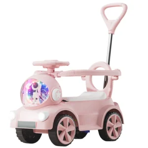 Music and Light Toddler Baby Ride on Toy Sliding Car Plastic Push Kids Swing Car for Child Girls Boys