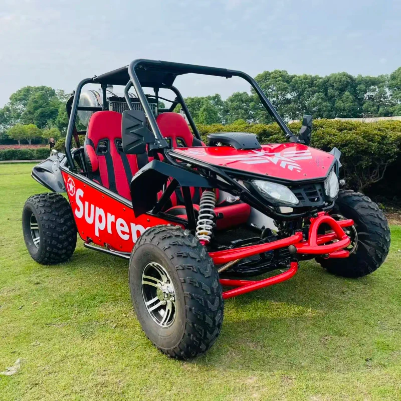 NEW High Power 300CC Racing Go Kart Water Cooling System Chain Drive Gas Adult Dune Buggy 4 Stroke
