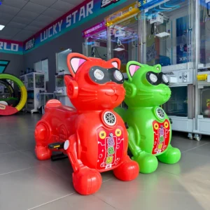 Naughty Dog PE Material Electric Musical Ride on Car for Home Commercial Use Indoor/Outdoor Plug in 1 Passenger Shared Business