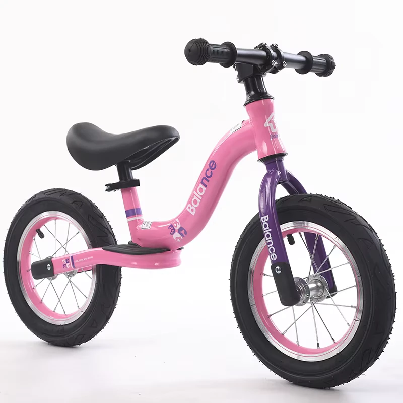 New 12 Inch Lightweight Steel Kids Balance Bike for 2 5 Years Old with Adjustable Seat
