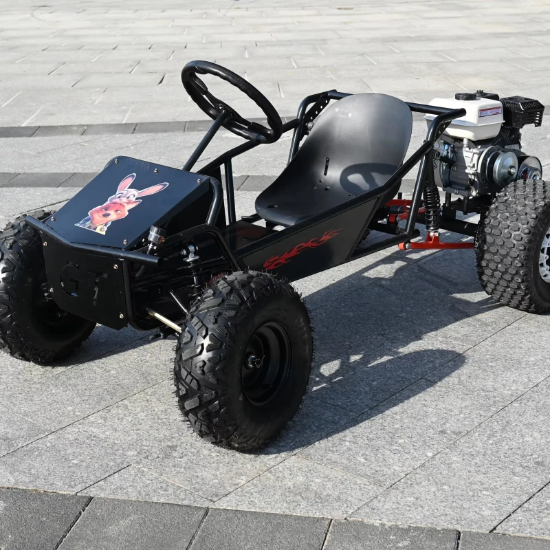 New ATICOL LP 01C 4 Stroke 212cc Gas Engine Go kart Hydraulic Disc Brake Chain Drive 35km h Max Speed 3L 100km Fuel Consumption