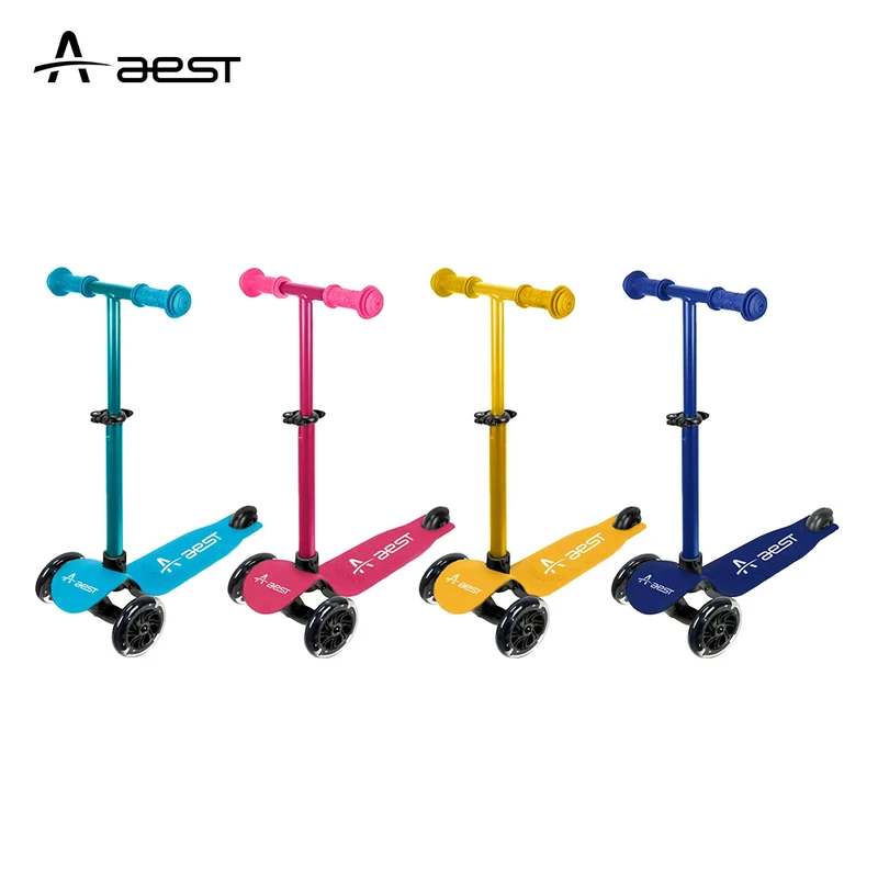 New Aluminum 3 Wheel Kids Scooter for Children Led Wheel