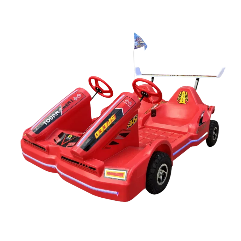New Arrival 2 Seater Go Kart Indoor Outdoor Bumper Cars for Parent Child Amusement Durable Plastic for Home Mall Shopping