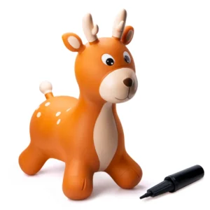 New Arrival Christmas Deer Animal Hopper PVC Color Box Unisex Inflatable Toys Plastic Animal Toys Playing