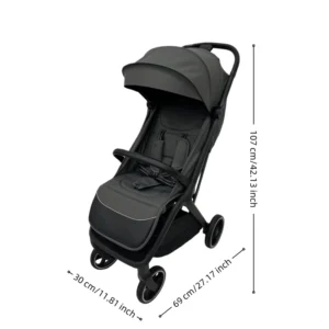 New Baby Stroller Metal Lightweight One Click Folding 15kg Load Capacity Airplane Travel Infant Walking Model S1