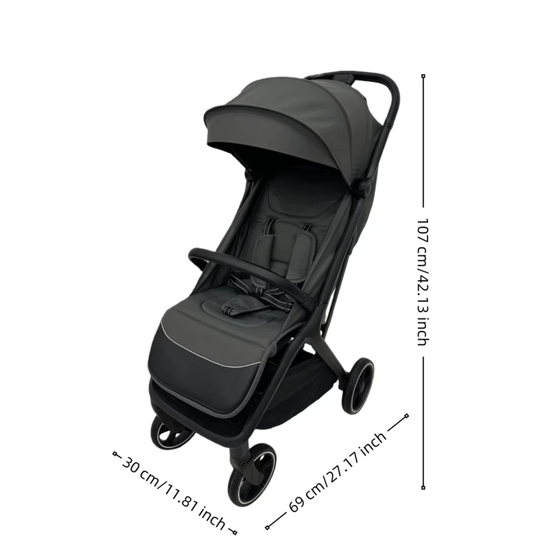 New Baby Stroller Metal Lightweight One Click Folding 15kg Load Capacity Airplane Travel Infant Walking Model S1