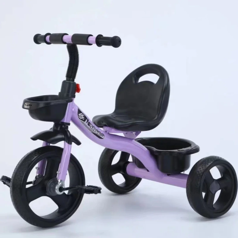 New Beautiful Children's Three Wheeled Balance Bicycle Pedal Children's Baby Three Wheeled Bicycle Baby Three Wheeled Cart