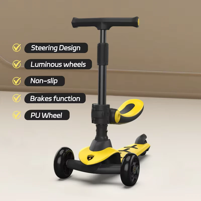 New Best selling Children's Scooters 18 Months 14years Old Children Two in One Kids' Scooter