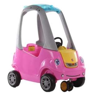 New Colorful Cartoon Design Children’s Toy Car Ride on Plastic Toy with 4 Wheels for Kids 2 to 4 Years Old