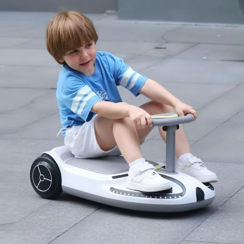 New Custom Electric Drift Car 3-wheel Taxi Scooter Music Twister Car Anti-rollover 3-wheels Yo-yo Go-kart