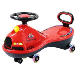 New Desgin Foot Kick Swing Car Plastic Ride on 360 Degree Rotation Baby Toy Twist Plasma Kids’ Swing Car with Flashing Wheels