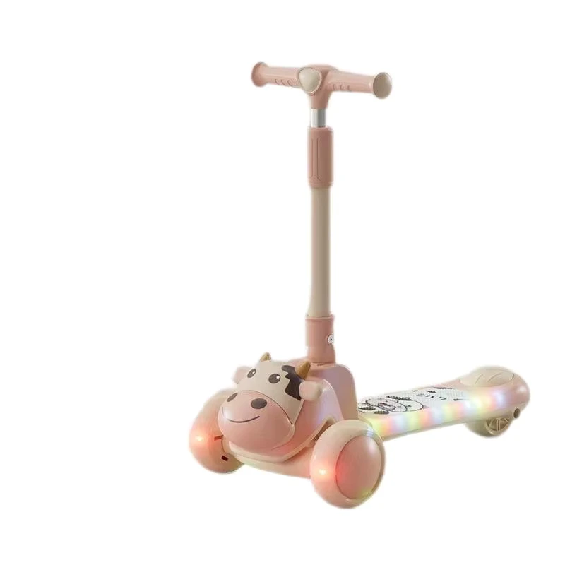 New Design 3 Wheel Kids Scooter Height Adjustable Baby Scooter Foldable Children Scooter For Children 2 10 Year Olds